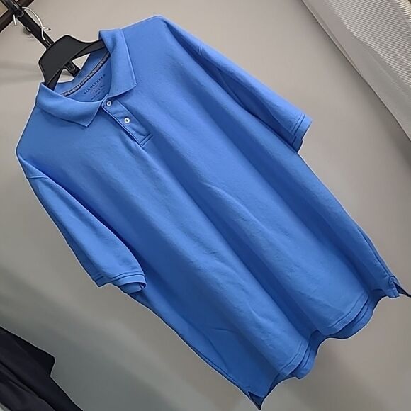 Saddlebred Other - Saddlebred perfect polo big & tall 2xLT 100% cotton blue polo top